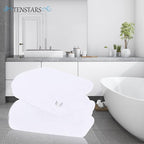 TENSTARS Silk Hemming Bath Towels - Image 3