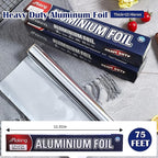 Aluminum Foil Wrap 75 Feet Long Heavy Duty Food Foil Wrap Kitchen Rap Suitable - Image 2