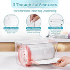 Vtopmart 1 Pack Trash Bag Holder, Stackable Garbage Bag Dispenser - Image 4