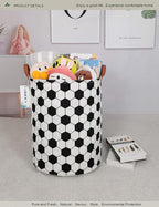 Round Fabric Storage Bin, Decorative Basket, Organizer Basket - Image 6