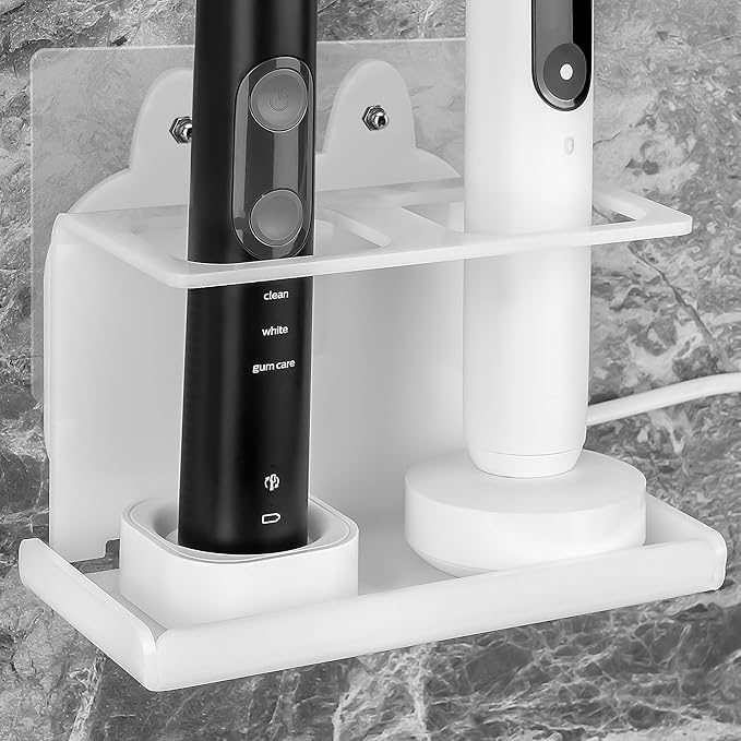 2Pack Electric Toothbrush Holder Wall Mounted, Electric Toothbrush Cord - Image 8