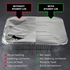 NYHI 9x13 Disposable Aluminum Foil Pans - Image 6