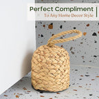 4.4lbs Natural Door Stopper for Bottom of Door Decorative Heavy Duty Door Stop - Image 7