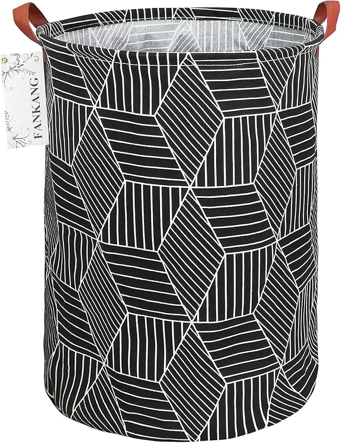 FANKANG Storage Basket, Nursery Hamper Canvas Laundry Basket Foldable by FANKANGStorageBasket