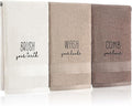 3 Pcs Farmhouse Decorative Hand Towels by FuWeave