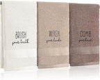 3 Pcs Farmhouse Decorative Hand Towels by FuWeave