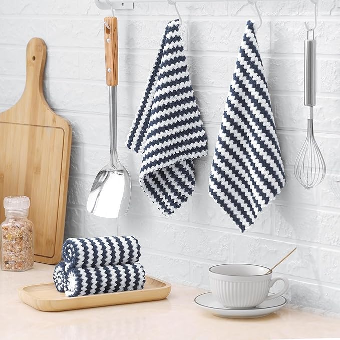 Homaxy 24 Pack Kitchen Dish Cloths, Ultra Soft and Absorbent Dish Towels - Image 7