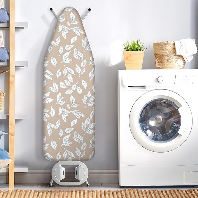 Floral Ironing Board Cover 17.7"x49", Standard Size Iron Board Covers - Image 7