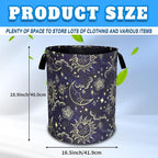 Celestial Sun Stars Moon Laundry Basket Oxford Cloth Funny Laundry Hamper - Image 3
