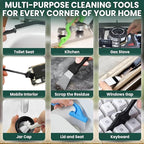 14 Pcs Crevice Cleaning Brush Set – Hard Bristle Cleaning Tools - Image 8