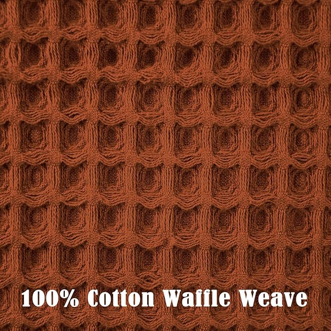 Jacquotha Waffle Hand Towels for Bathroom Kitchen Decor 2-Piece – Cotton Quick - Image 6