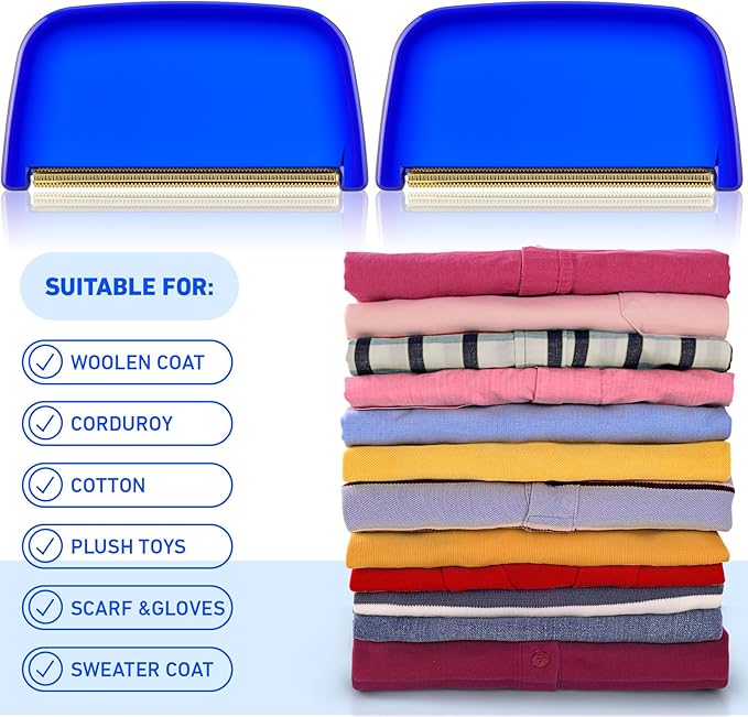 Boao 4 Pieces Sweater Combs to Remove Pilling Sweater Defuzzer Multi-Fabric - Image 7