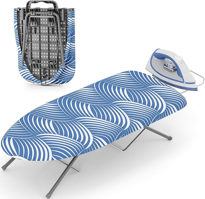 KINGBOARD Tabletop Ironing Board, Small Ironing Boards by KINGBOARD