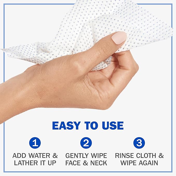 Olay Makeup Remover Wipes, Daily Facials Deep Clean Face Cleanser - Image 3