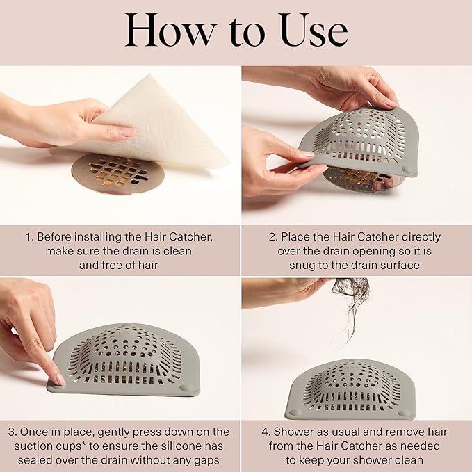 Kitsch Hair Catcher Shower Drain - Image 5