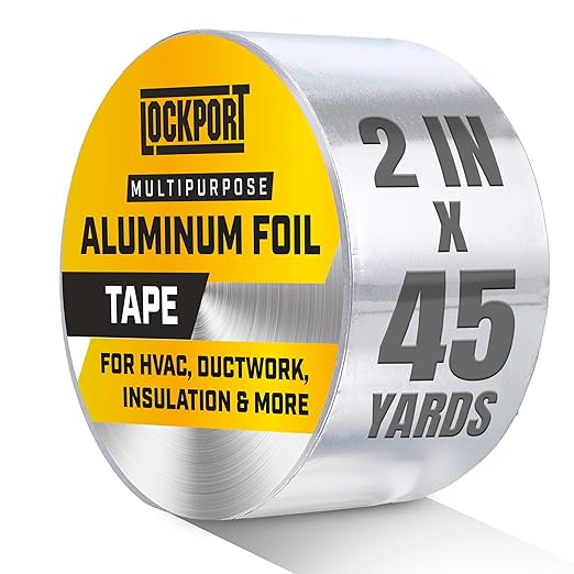Lockport Aluminum Foil Tape 2 in x 45 Yards by Lockport
