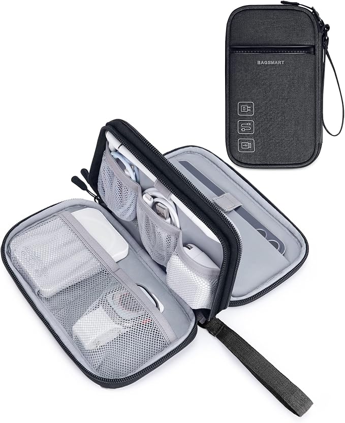 BAGSMART Cord Organizer Travel Cable Organizer Bag Tech Electronic Organizer by BAGSMART