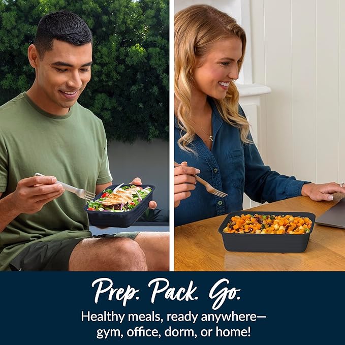 Bentgo Prep - 20-Piece 1-Compartment Reusable Meal Prep Containers - Image 4