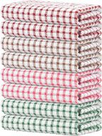 Nialnant 8 Pack Kitchen Towels, Dish Towels by Nialnant
