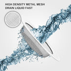 2PCS Kitchen Sink Strainer-Stainless Steel Mesh Drain Strainer, Large Wide Rim - Image 3