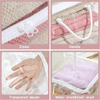 10-Pack Clear Zippered Storage Bags - Image 4