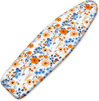 Floral Ironing Board Cover, Standard Size Cotton Iron Board Covers by BVBOX