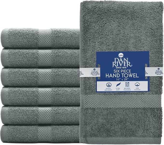 DAN RIVER 6-Pack Premium Hand Towels - Image 6