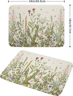 Aportt Spring Floral Wildflower Dish Drying Mat - Image 2
