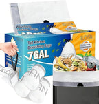 Trash Bags 7 Gallon Medium Kitchen Drawstring Bathroom Garbage Bags, Fit 7 Gal by ALLCLEANbags
