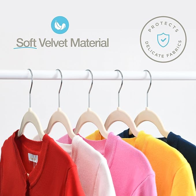 Home-it Premium Velvet Hangers 50 Pack - Image 5