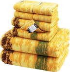 SEMAXE Colorful Bath Towel Set, 100% Cotton Bathroom Towels by SEMAXE