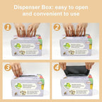 Microfiber Cleaning Cloth, Lint-Free Shop Towels Reusable, Bulk Rags in a Box - Image 5
