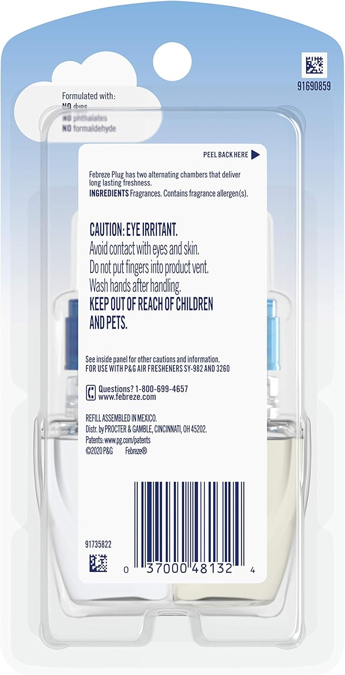 Febreze Origins Fade Defy PLUG Air Freshener & Odor Eliminator, .87 fl. oz. Oil - Image 3