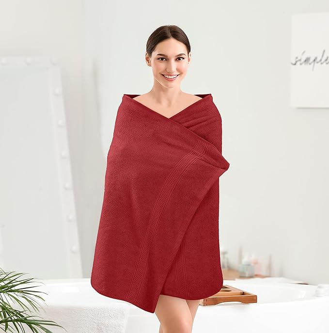 Utopia Towels 4 Pack Premium Bath Towels Set, 27 by 54 Inches, 100% Ring Spun - Image 4