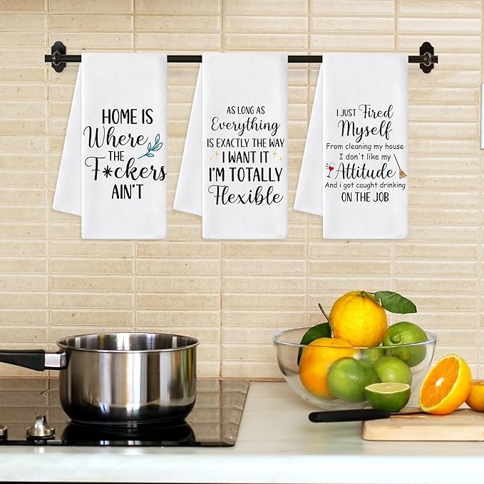 GROBRO7 Funny Sayings Hand Towel - Image 5