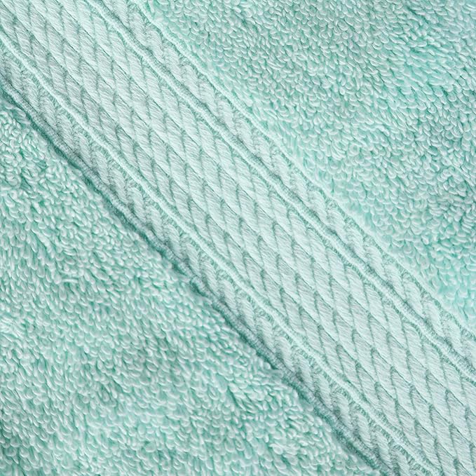 SUPERIOR Egyptian Cotton Pile 8 Piece Towel Set, Includes 2 Bath, 2 Hand - Image 6