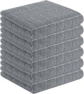 Homaxy 100% Cotton Terry Kitchen Towels, Checkered Designed, Soft and Super by Homaxy