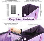 Odonata Slim Laundry Hamper Handles Collapsible Laundry Basket Thin Dirty - Image 3