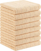 Homaxy 100% Cotton Terry Kitchen Towels, Checkered Designed, Soft and Super by Homaxy