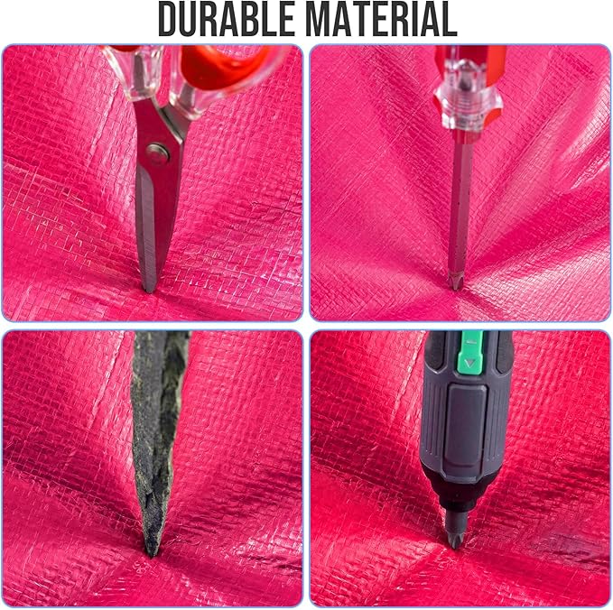 TAILI 12 Pack Pink Extra Large Moving Bags, Heavy Duty Totes - Image 9