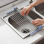 NEZUIBAN Dish Drying Rack with Roll Up and Over Sink by NEZUIBAN