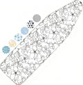 Ironing Board Cover and Pad, 15x54 Standard Size Thick Iron Padding, Scorch & by Dalykate