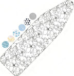Ironing Board Cover and Pad, 15x54 Standard Size Thick Iron Padding, Scorch & by Dalykate
