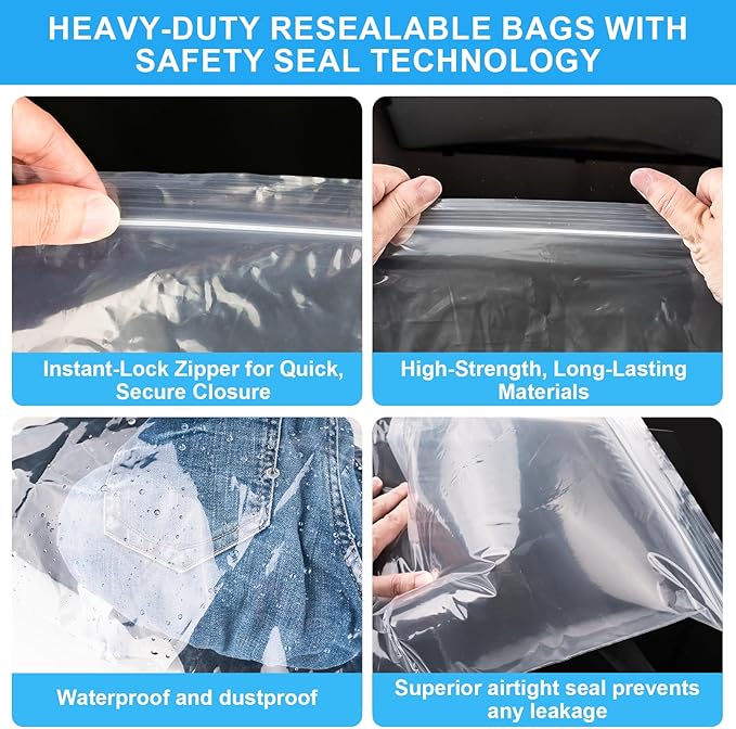 Large 5 Gallon Plastic Storage Bags - Image 3