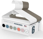 Neaties Heavy Duty Clothes Hangers 6 Pack – Made in The USA – 8lb Capacity by NeatiesHangers