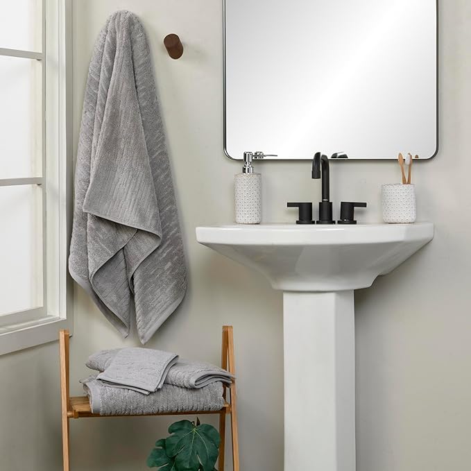 SKL Home CloudSoft Cotton Luxury Hand Towel 2pc Set - Image 6