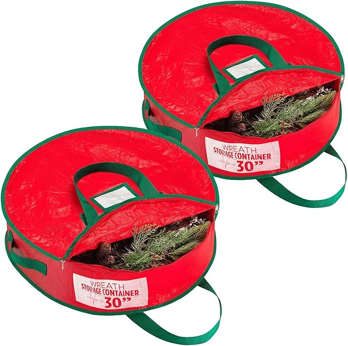 Handy Laundry Christmas Wreath Storage Bag by Handy+Laundry