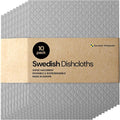 Swedish Wholesale Dishcloths Reusable 8" x 7" Sponge Cloths, Bulk 10 Pack of by SwedishWholesale