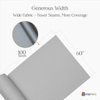 60" Heat Resistant Thermal Silver Fabric by The Yard – Insulated Material - Image 3