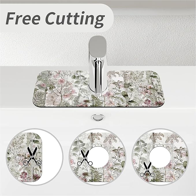 Kitchen Sink Splash Guard，Elegant-forest - Image 5